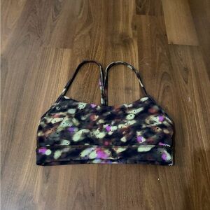 lululemon athletica Black and Multicolor Sports Bra